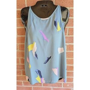Wantable Week& LA Women Tank Top M Flowy Relaxed Colorful Resort Beach Casual